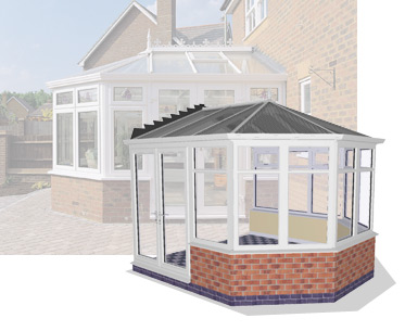 3D image of bespoke conservatory
