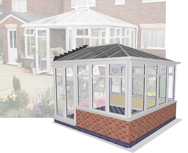 3D image of bespoke conservatory