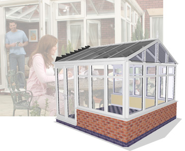 3D image of bespoke conservatory